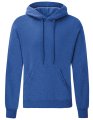 Heren Hoodie Classic Fruit of the Loom heather Royal